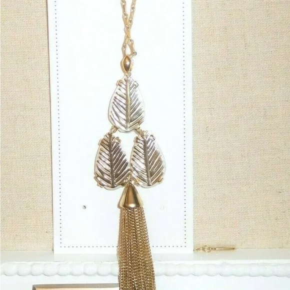 Stella & Dot Botanical Tassel Necklace - Picture 3 of 4
